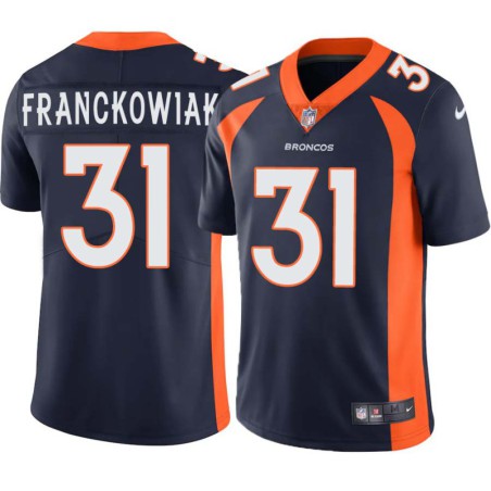 Mike Franckowiak #31 Broncos Navy Jersey