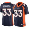 Rod Bernstine #33 Broncos Navy Jersey