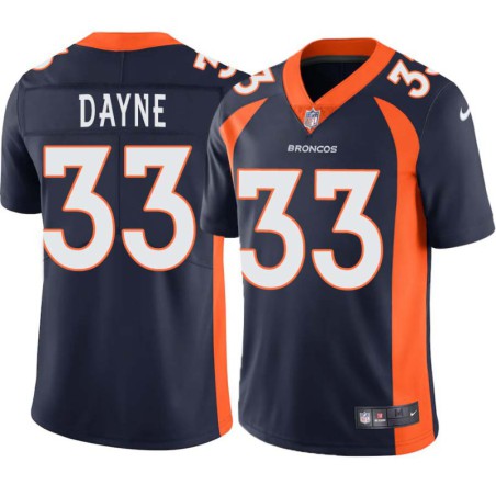 Ron Dayne #33 Broncos Navy Jersey