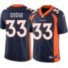 Dedrick Dodge #33 Broncos Navy Jersey