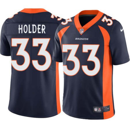 Alijah Holder #33 Broncos Navy Jersey