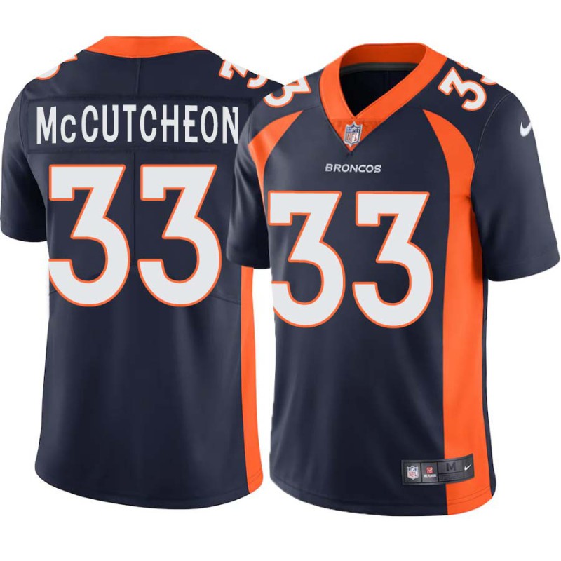 Lawrence McCutcheon #33 Broncos Navy Jersey