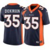 Bo Dickinson #35 Broncos Navy Jersey