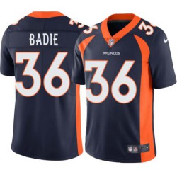 Tyler Badie #36 Broncos Navy Jersey