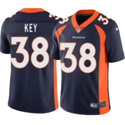 Devon Key #38 Broncos Navy Jersey