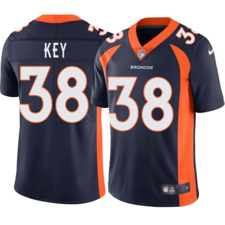 Devon Key #38 Broncos Navy Jersey