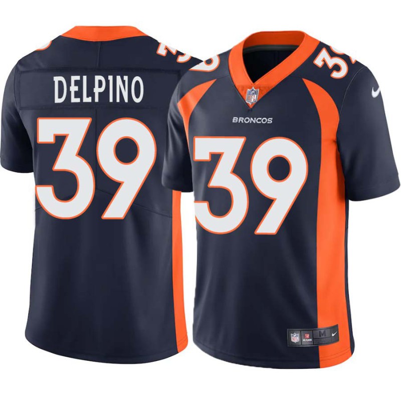 Robert Delpino #39 Broncos Navy Jersey