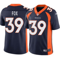 Vernon Fox #39 Broncos Navy Jersey