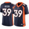 Taurean Nixon #39 Broncos Navy Jersey