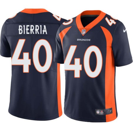 Keishawn Bierria #40 Broncos Navy Jersey