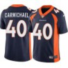 Al Carmichael #40 Broncos Navy Jersey