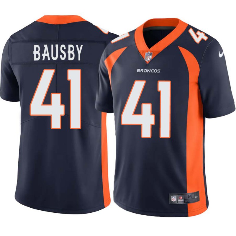 De'Vante Bausby #41 Broncos Navy Jersey