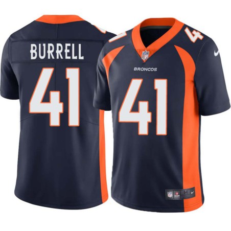 George Burrell #41 Broncos Navy Jersey