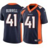 George Burrell #41 Broncos Navy Jersey