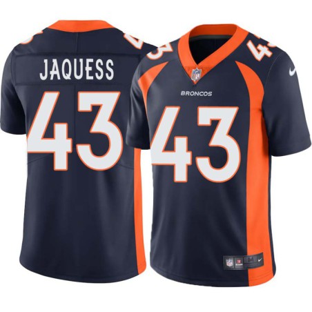 Pete Jaquess #43 Broncos Navy Jersey