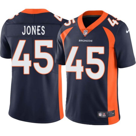 Leonard Jones #45 Broncos Navy Jersey