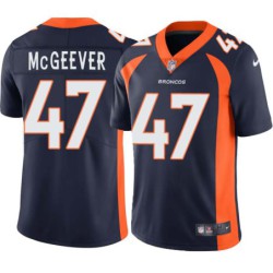 John McGeever #47 Broncos Navy Jersey