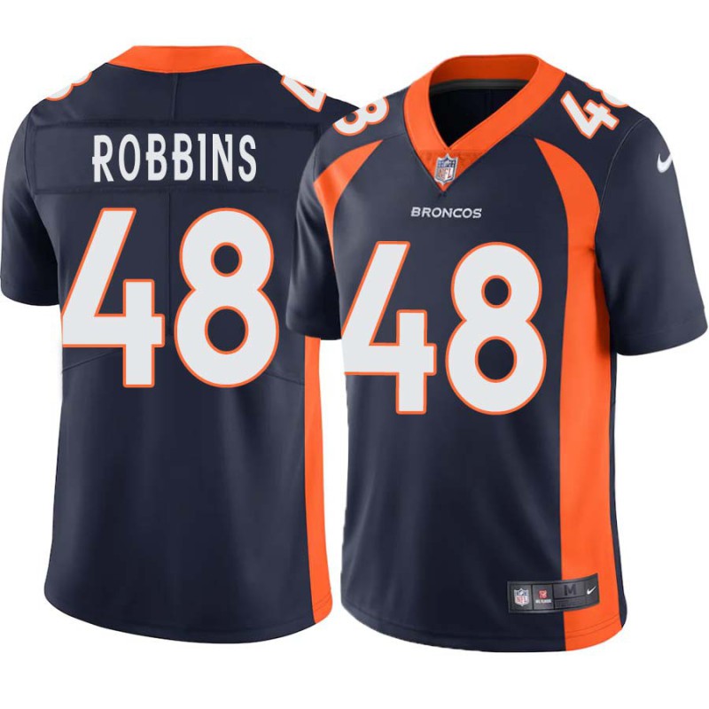 Randy Robbins #48 Broncos Navy Jersey