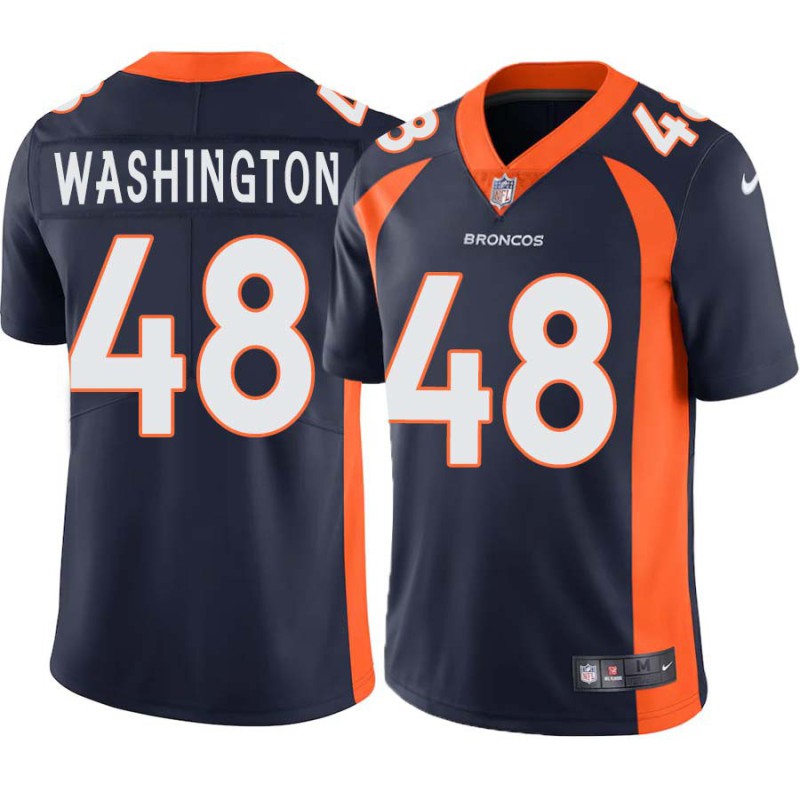 Lionel Washington #48 Broncos Navy Jersey