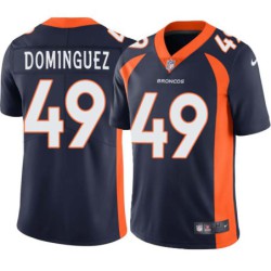 Matt Dominguez #49 Broncos Navy Jersey