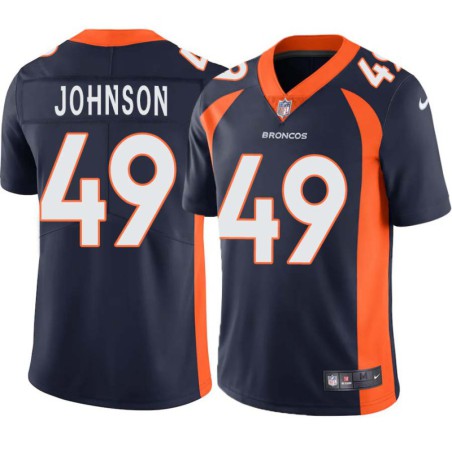 Jamar Johnson #49 Broncos Navy Jersey