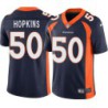 Jerry Hopkins #50 Broncos Navy Jersey