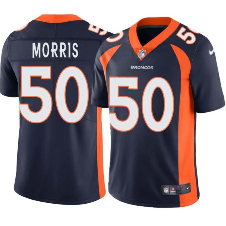 Patrick Morris #50 Broncos Navy Jersey