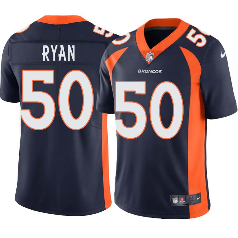 Jim Ryan #50 Broncos Navy Jersey