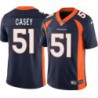 Tim Casey #51 Broncos Navy Jersey