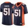 Todd Davis #51 Broncos Navy Jersey