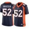 Greg Bracelin #52 Broncos Navy Jersey