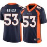 Diyral Briggs #53 Broncos Navy Jersey