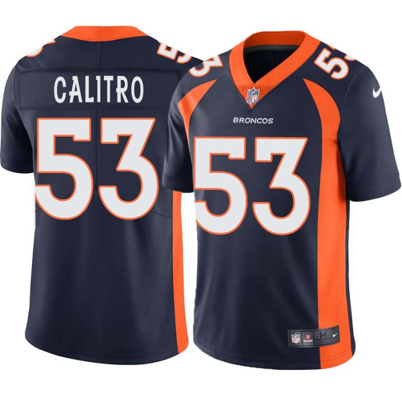 Austin Calitro #53 Broncos Navy Jersey