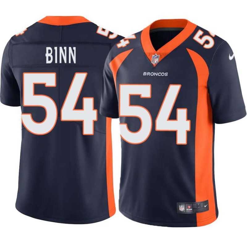 David Binn #54 Broncos Navy Jersey