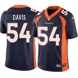 Andra Davis #54 Broncos Navy Jersey