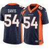 Andra Davis #54 Broncos Navy Jersey