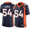 Mike Lemon #54 Broncos Navy Jersey