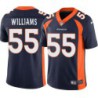 D.J. Williams #55 Broncos Navy Jersey