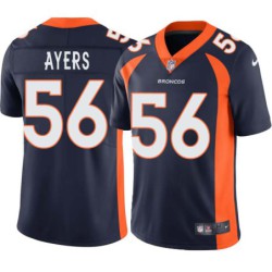 Robert Ayers #56 Broncos Navy Jersey