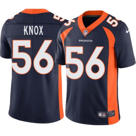 Mike Knox #56 Broncos Navy Jersey