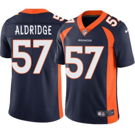 Allen Aldridge #57 Broncos Navy Jersey