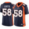 Scott Curtis #58 Broncos Navy Jersey