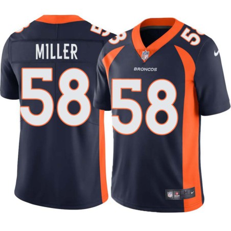 Von Miller #58 Broncos Navy Jersey