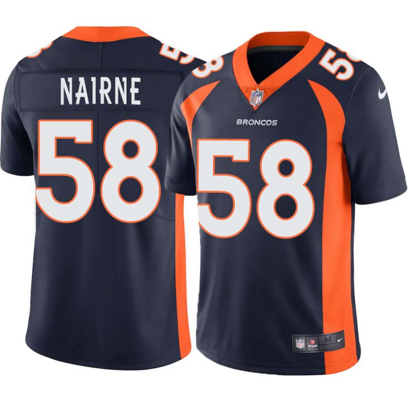 Rob Nairne #58 Broncos Navy Jersey