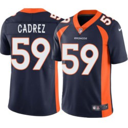 Glenn Cadrez #59 Broncos Navy Jersey