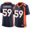 Larry Kaminski #59 Broncos Navy Jersey