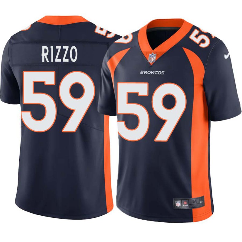 Joe Rizzo #59 Broncos Navy Jersey