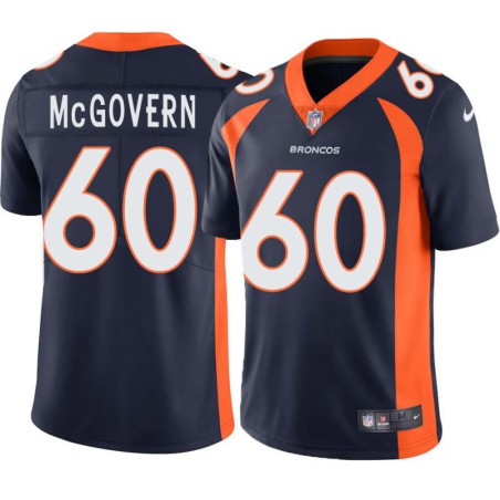 Connor McGovern #60 Broncos Navy Jersey