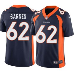 Ernie Barnes #62 Broncos Navy Jersey