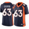 Mark Cooper #63 Broncos Navy Jersey